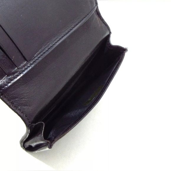 Auth CHANEL Caviar Skin Black Business Card Holder Gold hardware - Picture 6 of 9